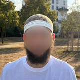 Chéchia Misry Taupe - Bande Blanche